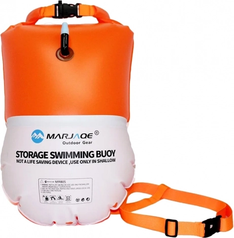 Baliză înot gonflabilă cu sac uscat 10L
