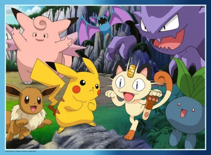 Puzzle Ravensburger Lumea Pokémon, 300 piese