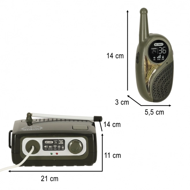 Set Walkie Talkie pentru Copii cu Unitate Centrală Explorer