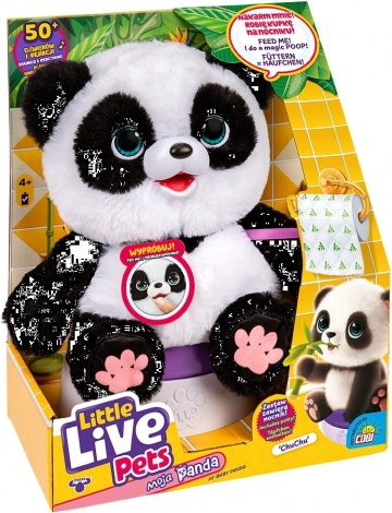 panda de pluș interactivă Little Live Pets Moja Panda ChuChu