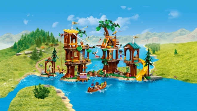 Domec de camping LEGO Friends în copac