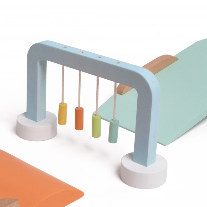 Set de mini-golf pentru copii din lemn Classic World