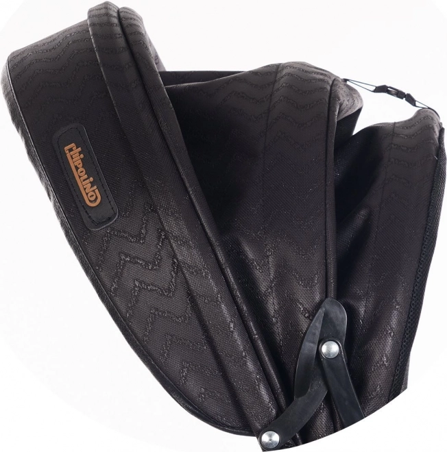 CHIPOLINO Triciclu pentru gemeni 2Play Obsidian – argint