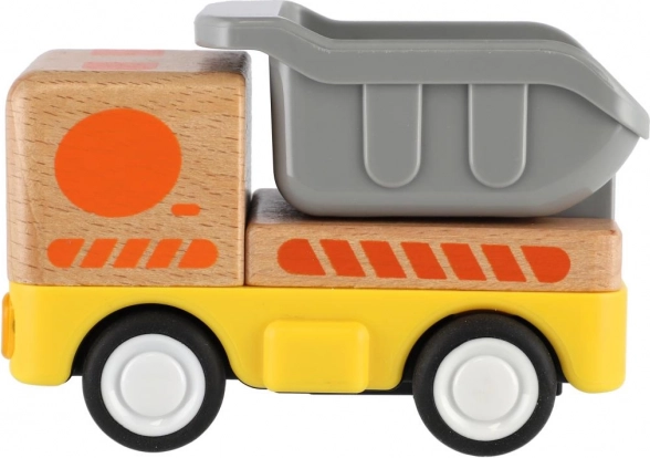 Camion din lemn cu inerție 11 cm