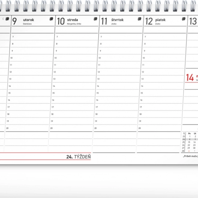 Calendar de birou Notique de notițe fiscale cu citate 2026