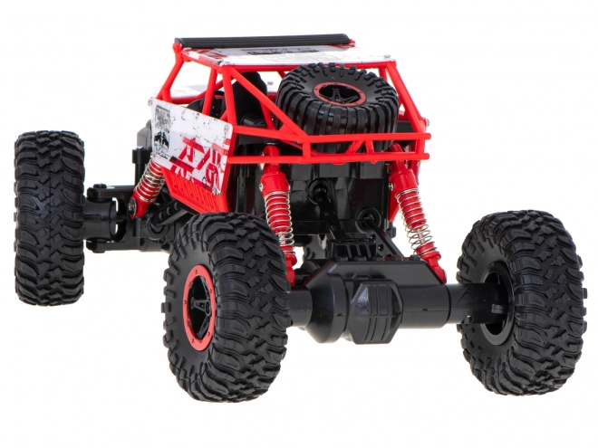 Mașină cu telecomandă RC Rock Crawler HB 2.4GHz 1:18 albastru – Roșu