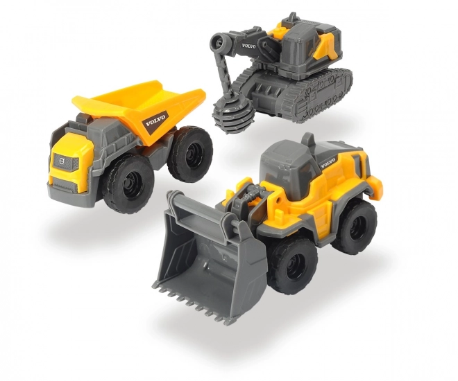 Set Volanțe, basculantă și excavator Volvo