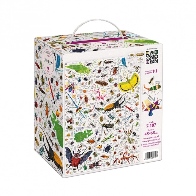 Puzzle Puzzlove insecte 200 piese