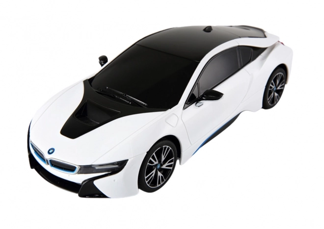 Mașinuță teleghidată BMW i8 alb Rastar