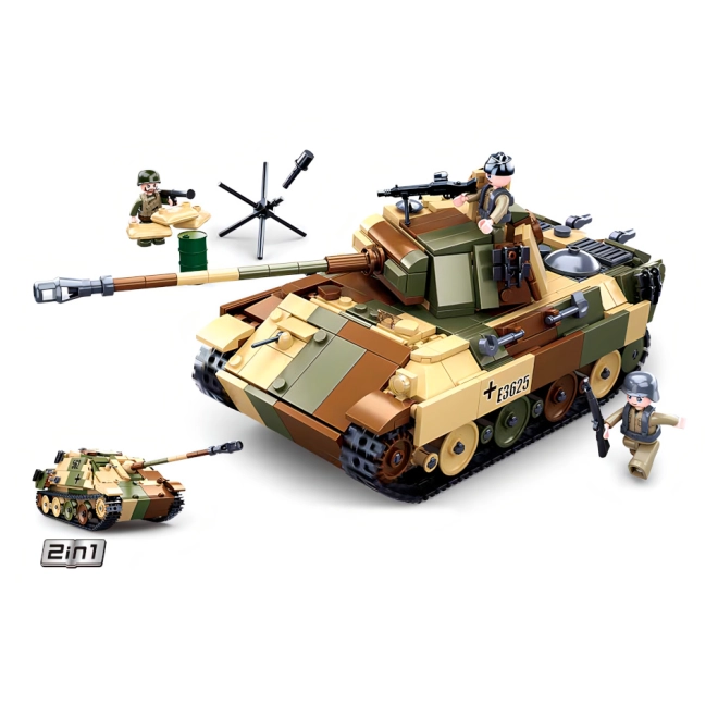 3 figurine, inclusiv trăgător cu bazooka