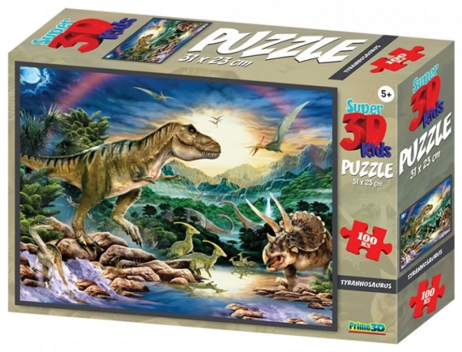 Puzzle 3D tyrannosaurus 100 piese