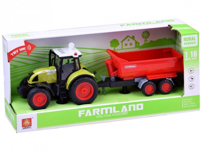 Tractor cu remorcă pentru copii – B