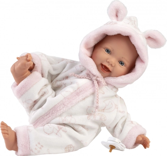 Llorens Little Baby păpușă realistă bebeluș cu corp moale din material textil