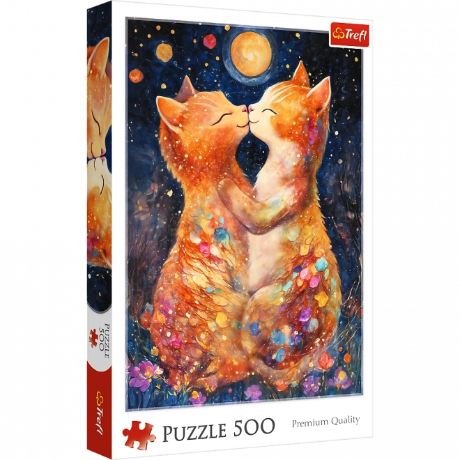 Puzzle 500 piese – sărut în lumina lunii Trefl
