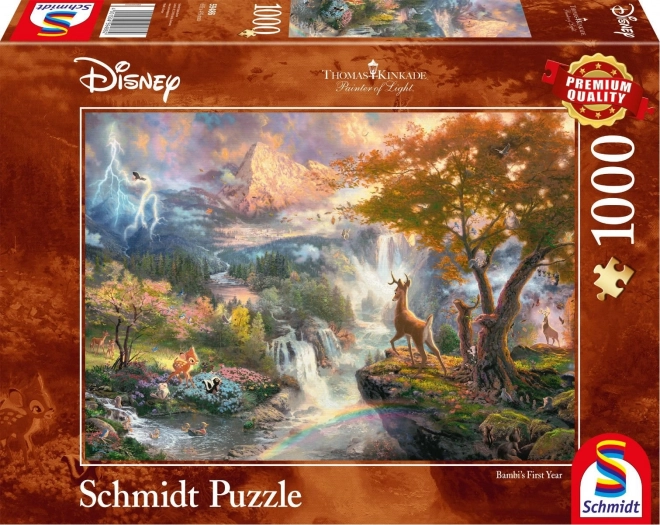 Puzzle Bambi Primul An cu 1000 Piese