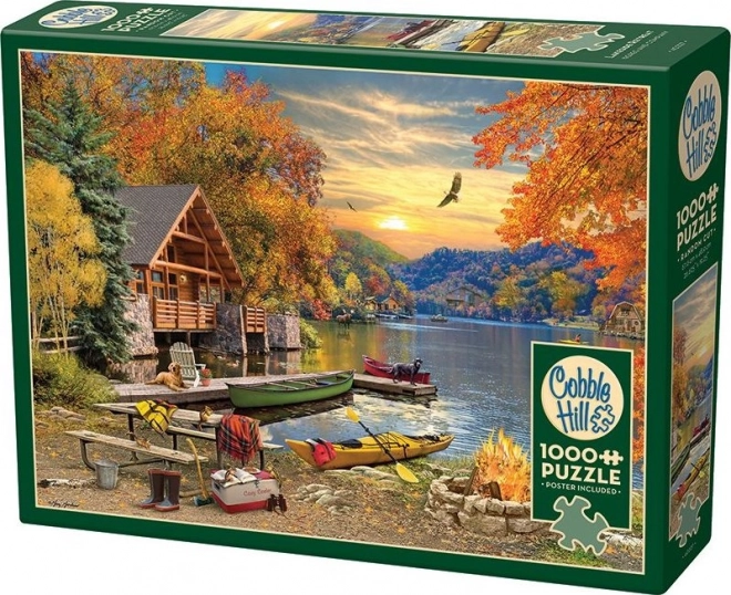 Cobbleri Hill puzzle 1000 de piese Refugiu la lac