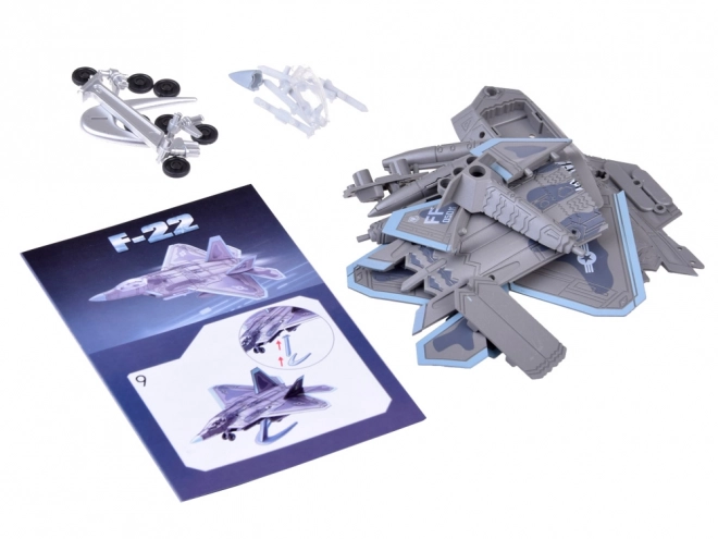 set de construcție avion F-22 Jet