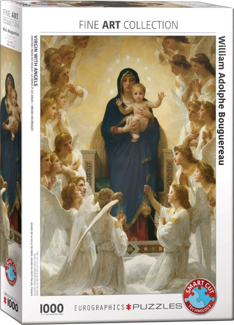 Puzzle 1000 piese Panna Maria cu îngeri