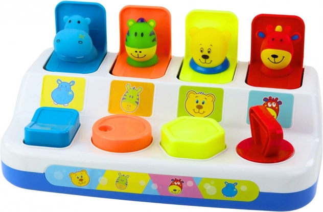 Joc interactiv pentru copii Pop Up Animăluțe
