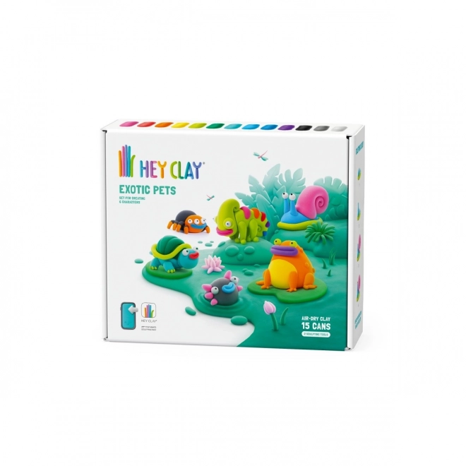 Hey clay animale exotice set de modelaj