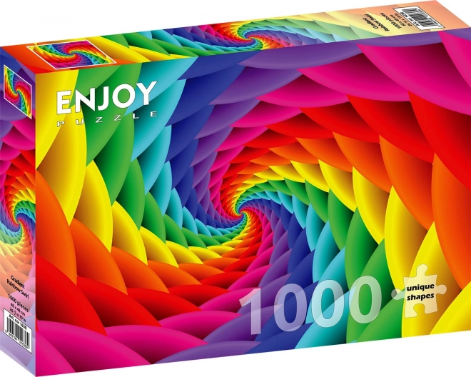 Puzzle gradient vârtej curcubeu 1000 piese