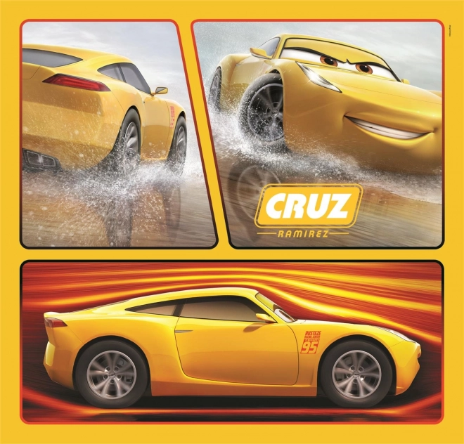 Puzzle 3x48 Bucăți CARS Clementoni