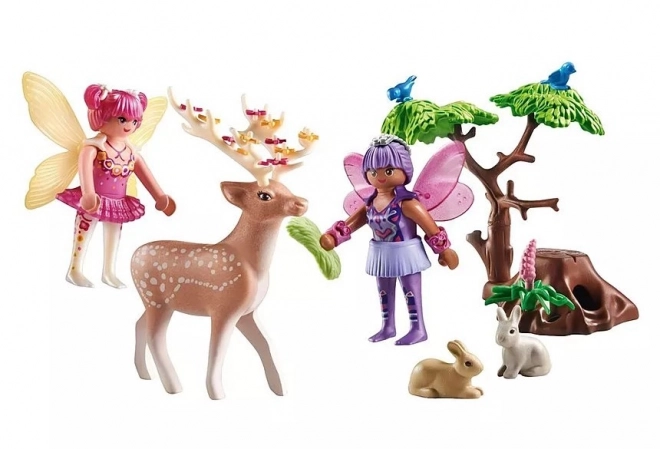 Zana Îngrijitoare PLAYMOBIL cu Animale Pădurenești