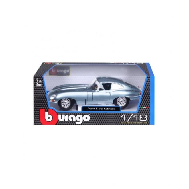 Model metalic Jaguar E Coupe Bburago 1:18