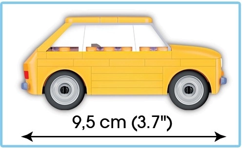 Set de construcție 71 piese Fiat 126P