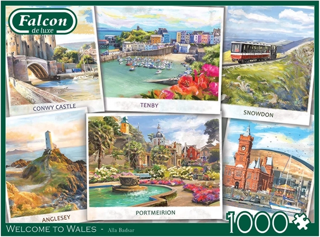 puzzle bine ati venit in pays de galles 1000 piese