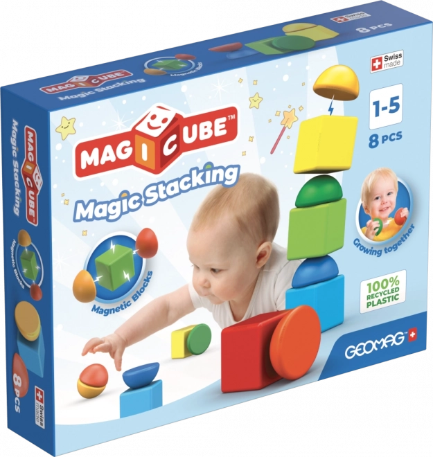 Geomag Magicube Stivuire cu 8 piese
