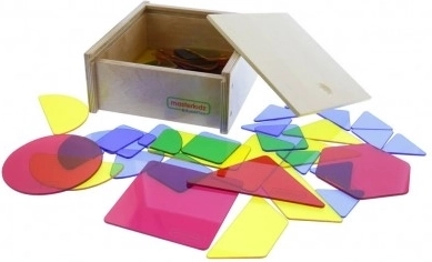 Panou LED luminos pătrat Masterkidz colorat + set de accesorii