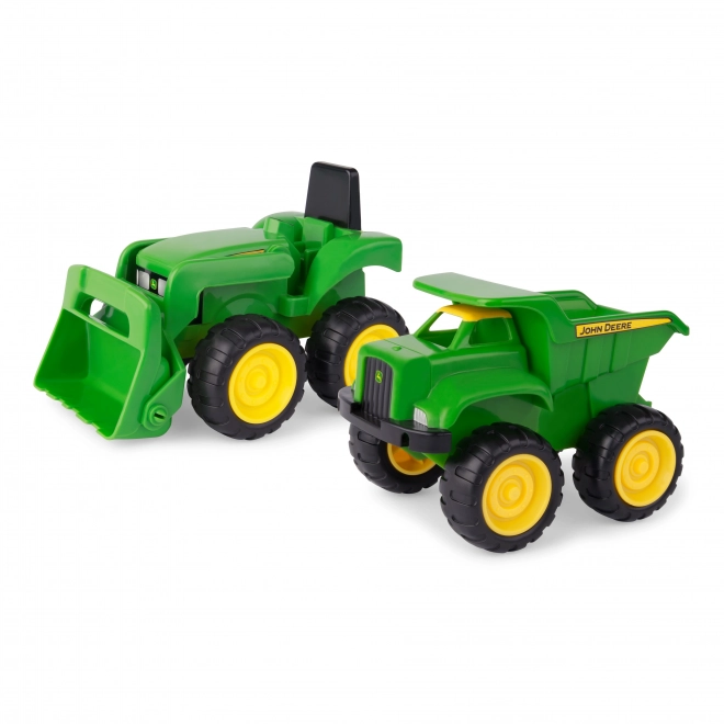 Set tractor și basculantă John Deere pentru copii