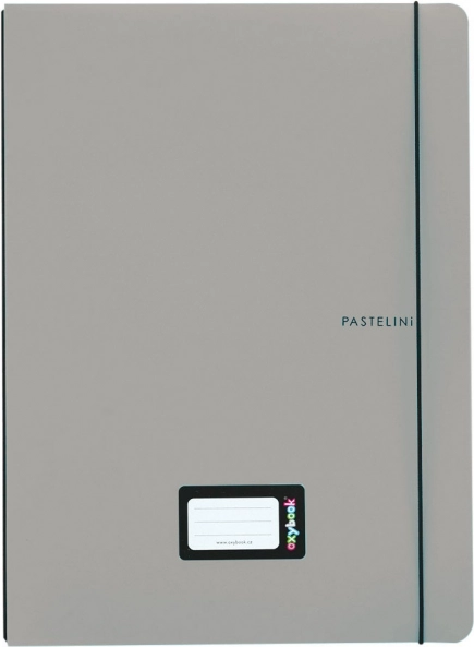 Caiet Oxybook A5 40 de foi Pastelini gri