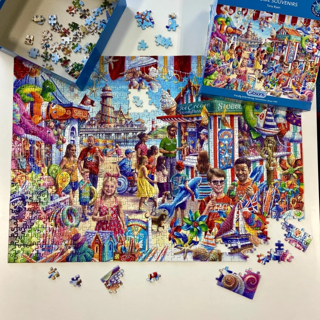 Puzzle suveniruri pe plajă 1000 piese