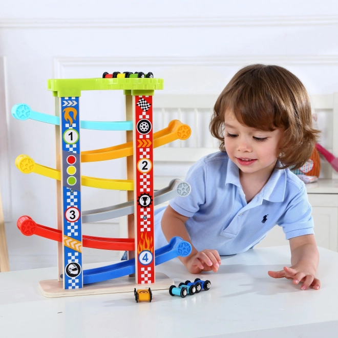 Tooky Toy Tobogan Colorat pentru Mașini