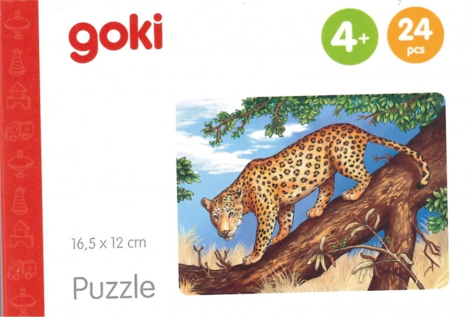 Puzzle din lemn cu animale africane Girafe