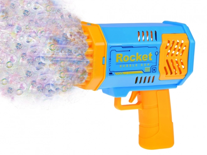 Pistolă pentru bule de săpun set lumină + lichid pentru copii ZA4976