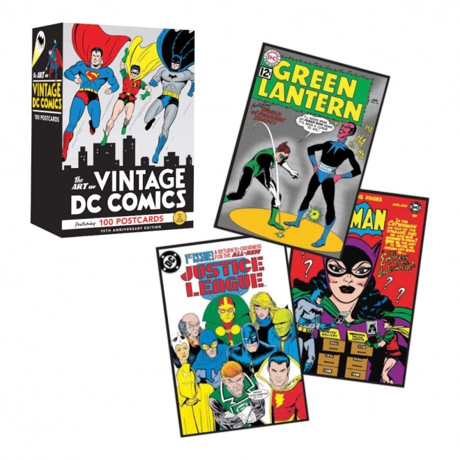Pachet 100 de cărți poștale Z Istorii DC Comics