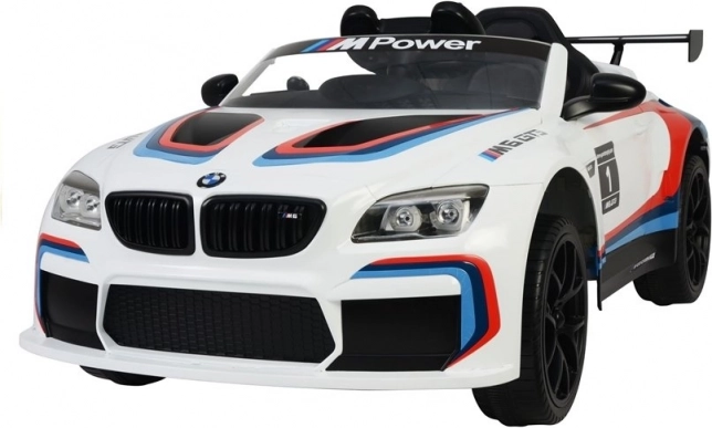 Mașină cu baterii BMW M6 GT3 Albă
