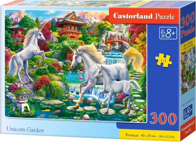 Puzzle Grădina Unicorni - 300 Piese