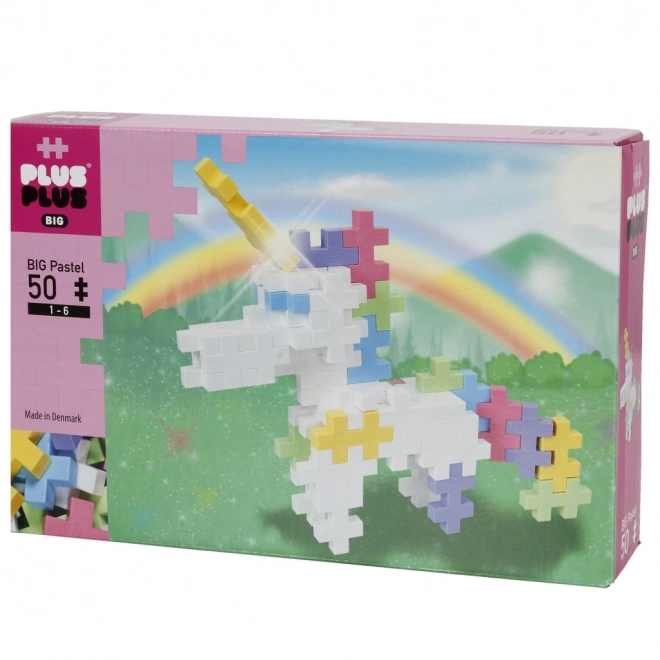 Set creativ Plus-Plus BIG Unicorniu pastelist