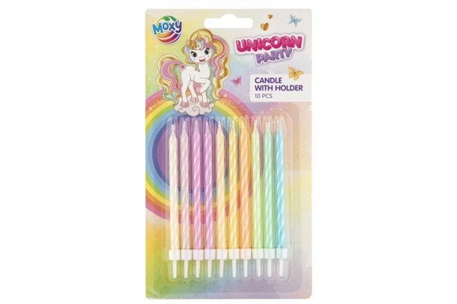 Lumânări pentru tort cu unicorn