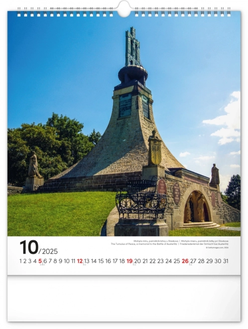 Calendar de perete Brno 2025