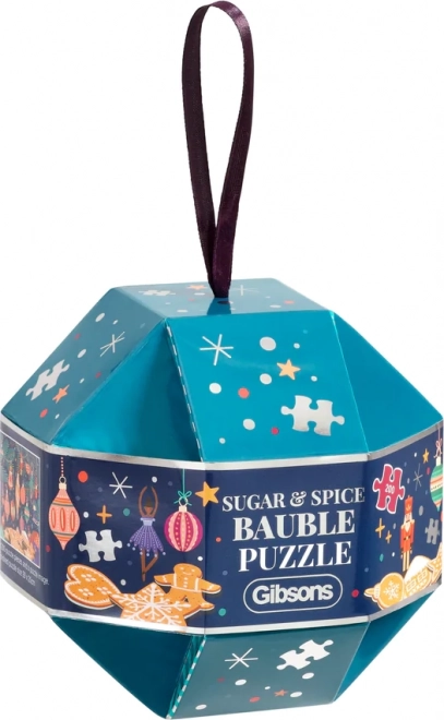 Puzzle Gibsons în glob Cukroví și decorațiuni 200 piese