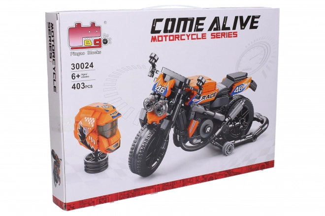 Set construcție motocicletă cu cască