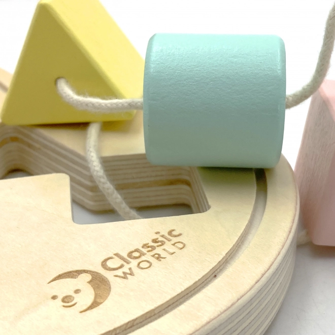 Set de construcție pastel Classic World pentru copii 12-18 luni