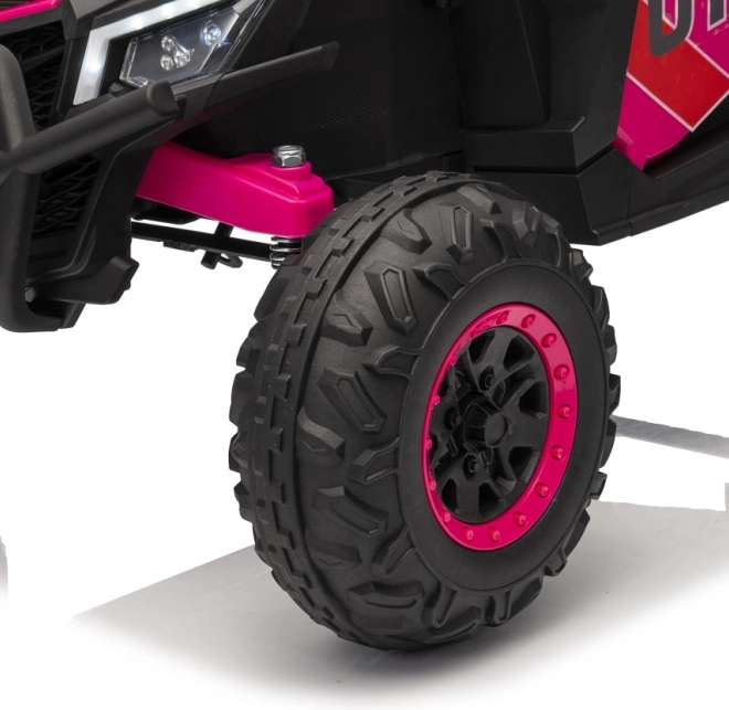 Automobil electric pentru copii Buggy Madman UTV-MX roz