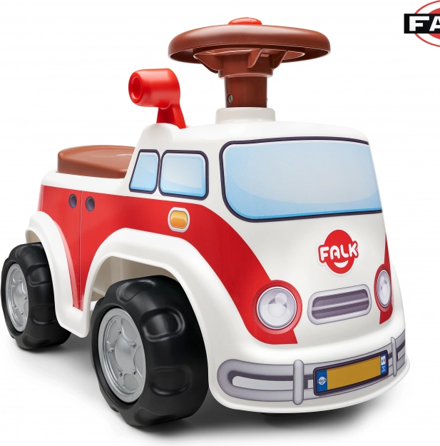 Vehicul cu pedale Falk Vintage Minivan cu claxon