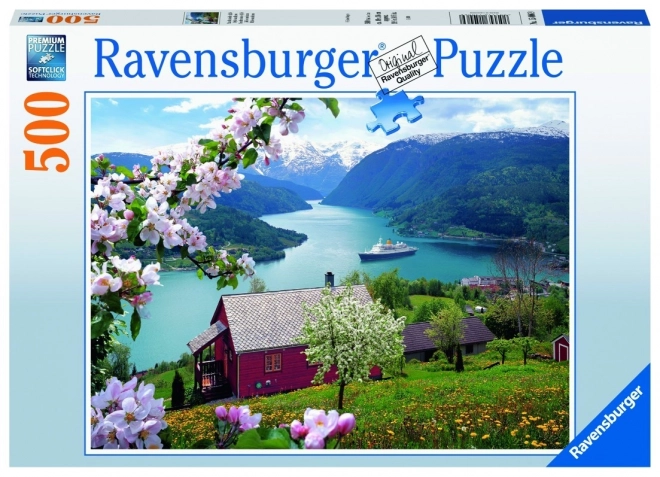 Puzzle Peisaj Scandinav Ravensburger 500 piese